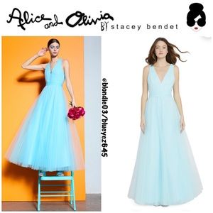 Alice + Olivia “Joss” tulle gown 12 NWT